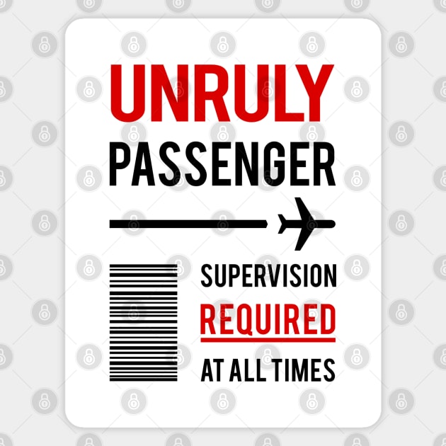 Unruly Passenger Magnet by powniels